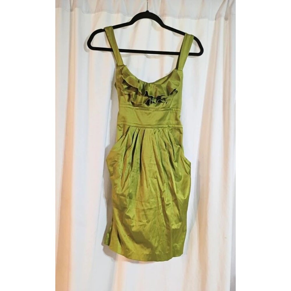 Vintage Teeze Me Green Dress with Pockets! Size 3
